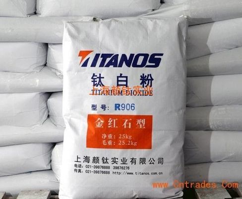 Άφλεκτη Rutile Tio2 CAS 1317-80-2 χρωστική ουσία για την κεραμική βιομηχανία